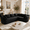 Black, variant on Wiilayok 110"Chenille Cloud Modular Sofa, L Curved Shaped Sectional Sofa Couch,4 Seater Deep Seat Sofa with Chaise and Pillows for Living Room Apartment, Camel