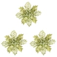 thumbnail image 2 of Christmas Flowers Christmas Decorations Indoor Glitter Christmas Ornaments Poinsettia Flowers Artificial Wreath Decor Artificial Flowers Christmas Floral, 2 of 5