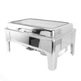 thumbnail image 1 of 9L Chafing Dish Buffet Set, High GradeStainless Steel Chafer Complete Set, Rectangular Alcohol Heated Catering Food Warmer with Visible Lid - Perfect for Event Party Holiday, 1 of 8