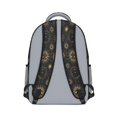 thumbnail image 3 of Sun and Circle Gothic Pattern Backpack for School, Cute School Bag with Adjustable Shoulder Straps and Padded Back, 15.3"x11"x6.7", 3 of 5