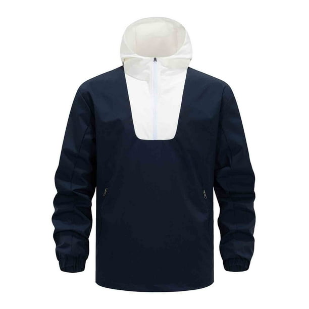 Kalauyu Men's Sports Jacket Lightweight Windbreaker Outdoor Recreation Coat Hooded