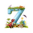 thumbnail image 2 of Color ornaments! Cute Cartoon Dinosaur Pendant 2D Acrylic Gift Pendant With Drawstring Pendant, 2 of 8