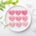 thumbnail image 7 of Opvise 4Pcs/Set Cookie Cutters Non-sticky Easy Demoulding DIY Festive Valentine's Day Love Heart Cake Clay Molds Baking Accessories Hearts, 7 of 7