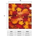 thumbnail image 5 of Autumn Leaves Fall Mailbox Covers, Magnetic Post Box Cover Wraps Standard Size 21x18 in for Garden Yard Decor, 5 of 7