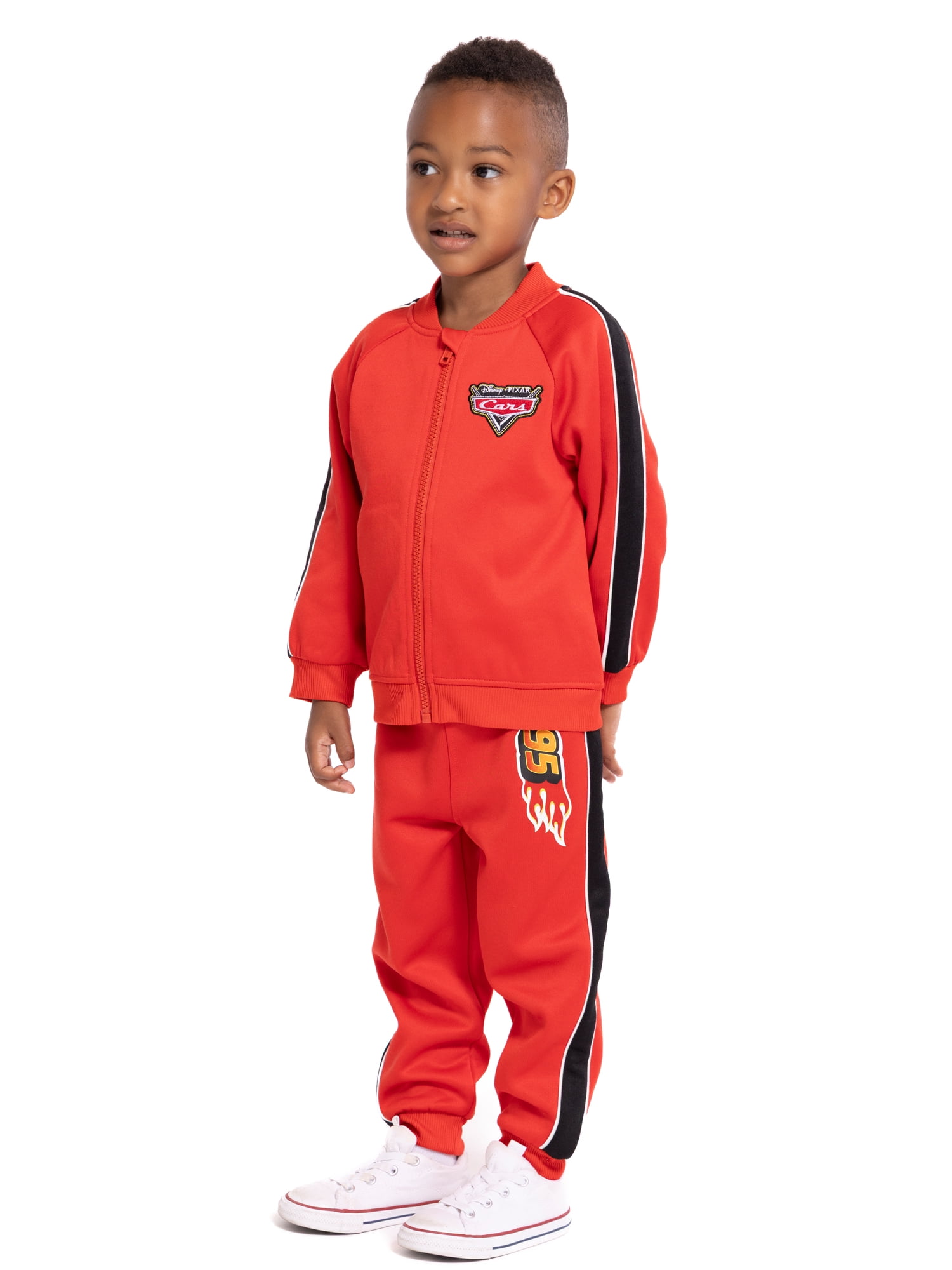 Disney Pixar Cars Toddler Boys Track Jacket and Jogger Pants Set, 2-Piece, Sizes 12M-5T