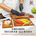 Contour Wood Cutting Board - Large Acacia Butcher Block Chopping Board ...