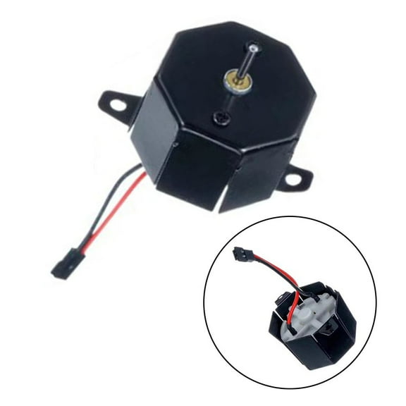 General Heat Powered Fireplace Fan Motor Black Metal Replacement Part for Fireplace Accessories 3.6cm x 3.6cm x 2.4cm