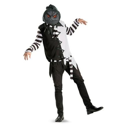 mens creepy jack o lantern scary halloween costume