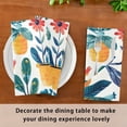 thumbnail image 6 of Napkin Satin Napkin 20*20Inchx1 Kitchen Towel Dinner Plate Towel Decorative Towel Napkin Tea Towel Suitable For Kitchen Table Potted Green Leaf, 6 of 8