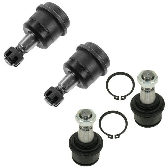 TRQ 4 Piece Ball Joints Front Upper & LowerSet for 00-02 Ram 2500 3500 Pickup PSA63321