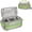 Grey&Green, variant on Carrying Case Compatible with Toniebox 2 & 1 Starter Set,Cute Storage Bag Fits for Tonies Figures Characters,Tonies Headphones & Accessories, Pink&Purple(Bag Only)