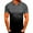 Dark Gray, variant on Puntoco Mens Top Clearance Men'S Sports T-Shirt Lapel 3D Gradient Short-Sleeved Dark Gray 8(L)