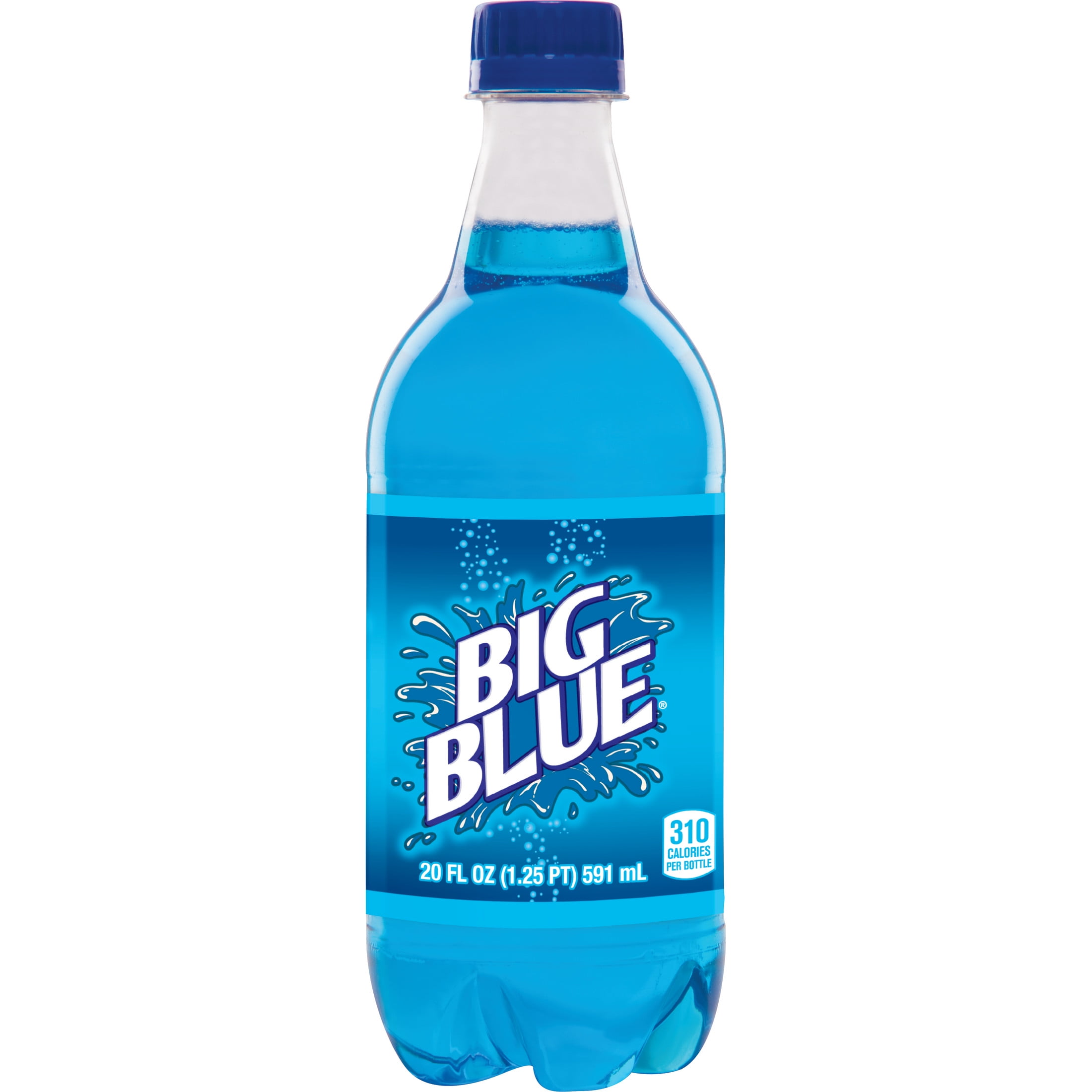 Big Blue Soda Pop, 20 fl oz, Bottle