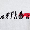 thumbnail image 3 of CafePress - Evolution Of Man Farmer With A Tractor T Shirt - Light T-Shirt - CP, 3 of 4