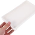 thumbnail image 3 of MUSEYA 3pcs Shatterproof Bathroom Tray White Melamine Storage Rectangle Hotel Supplies, 3 of 8
