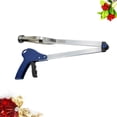 thumbnail image 1 of LEEYNEER Grabber Reacher Tool Foldable Picker Upper Grabber Long Mobility Aids Reaching Assist Tool for Trash Claw Pick ( Blue ) 83cm, 1 of 6