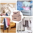thumbnail image 4 of Panxico Boîte de Rangement Textile Maison Pliable Vêtements Divers Boîte de Rangement Portable avec Couvercle Boîte de Rangement Pliable, 4 of 7