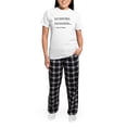 thumbnail image 5 of CafePress - Borges Library Quote Bilingual Women's Light Pajam - Women's Short Sleeve Print T-Shirt and Pants Light Cotton Pajama Set, 5 of 7