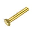 thumbnail image 1 of Unique Bargains Brass Hex Bolts, 3/8-16x2' 1 Pack Fully Thread Grade 4.8 Machine Screws, 1 of 4