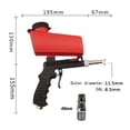 thumbnail image 2 of Portable Sandblasting Gun Small Sand Blasting Machine Adjustable Set Pneumatic Spray Tool ,Easy to Use, 2 of 6