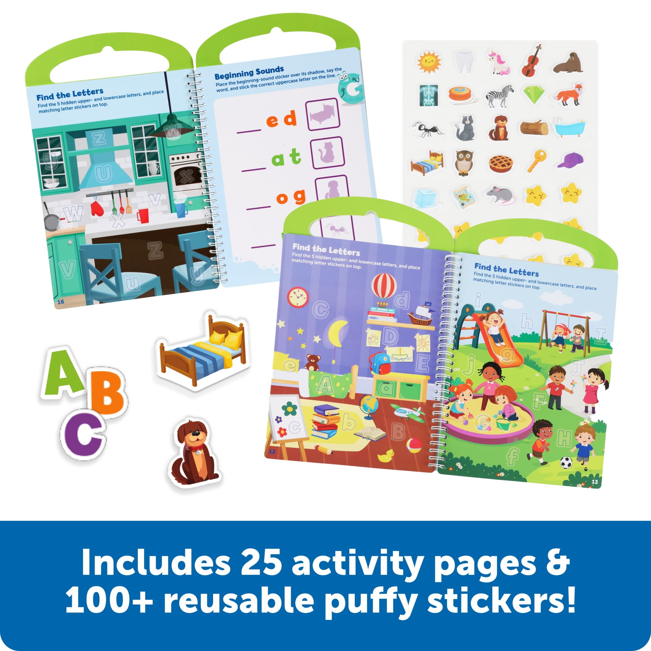 Learning Resources Skill Builders! Smart Stickers Letters & Phonics, ABC, Montessori, Ages 3+