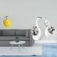 thumbnail image 2 of Escultura De Cisne De Porcelana Con Forma De Fruta, Adorno Coleccionable, Estatua De Mesa, Decoración Geométrica Para Festivales, Oficinas, Salas De Estar, Manualidades, Centro De Mesa Para, 2 of 8