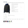 thumbnail image 2 of Sport-Tek ST239 Mens Sport-Wick Colorblock Pullover - Black/ True Royal - 3X-Large, 2 of 2