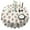 White Highland Cow, variant on Gray Highland Cow Layer Pattern Round Tablecloth 60"x60",Wrinkle Wipeable Table Cloth for Kitchen Dining Room Picnic Patio Party