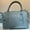 Blue, variant on Zadig & Voltaire® Signature Sunny Large Grained Leather Women's Bag with Silver Studs-Khaki