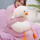 thumbnail image 2 of Juguete de peluche de pato, almohada de peluche de peluche lindo, juguete de peluche de pato blanco de peluche suave, animal de peluche divertido redondo grande, regalos para niñas, niños, mujeres, 3 TUNC Sencillez, 2 of 5