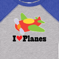 thumbnail image 4 of Inktastic I Love Planes Cute Airplane Boys or Girls Baby Bodysuit, 4 of 5