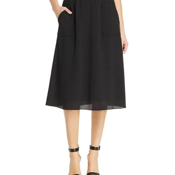 Le Gali Womens Kyla Midi Skirt, Black, X-Large