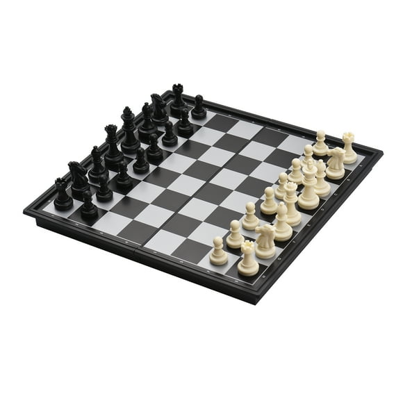 TFixolTravel Chessboard Game Portable International Chess Set Magnetic Foldable Board Entertainment Educational Gift for Children Students Adults Family Home School Travel