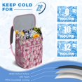 thumbnail image 6 of Travel Cooler Bag - Pink Halloween Ghosts with Boo Camping Beer Cooler Backpack with Bottle Opener- Waterproof Insulated Picnic Backpacks - Cooler Bag for Beach, 6 of 6