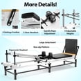 thumbnail image 4 of Paeta 91'' Foldable Pilates Reformer with Jump Board,Pilates Machine for Home and Gym,Pilates Exercise Equipment with 220lbs resistance 5 Springs, 4 of 8