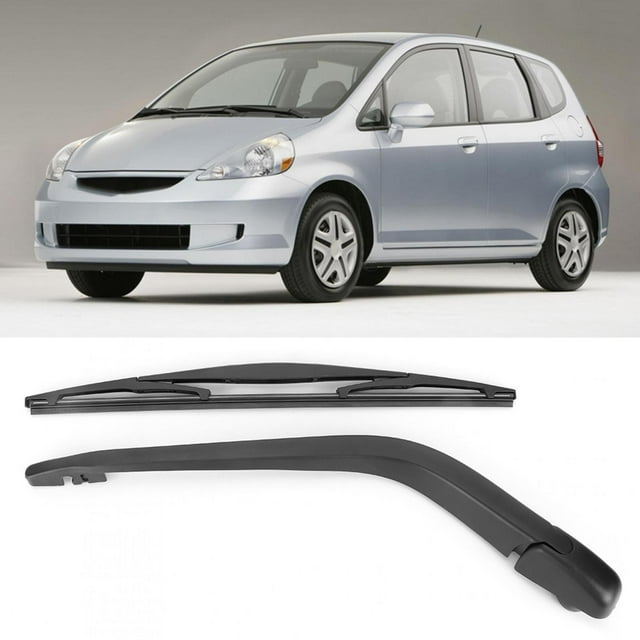 Escobilla de limpiaparabrisas trasera BuyWeek negro para Honda JAZZ/FIT 2002--2008