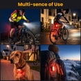 thumbnail image 2 of DAYBETTER Bike Lights Set, 120 Lumens Rechargeable Bicycle Lights Front and Rear, 4+6 Lighting Modes, IPX4 Waterproof, Easy to Install for Night Riding Commuting, 2 of 6