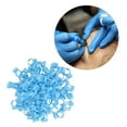 thumbnail image 4 of Glue Rings,100 Pieces Disposable Glue   Eyelash Rings For Eyelash Extensions Eyelash Glue Holder Glue Rings Extension Cups, 4 of 8