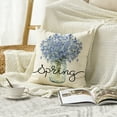 thumbnail image 5 of Sm:)e Lavender vasel Spring Pillow Covers Set of 2,18x18 Inch, 5 of 6