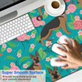 thumbnail image 2 of Long Mouse Pads for Desk,German Shepherd Dog and Flower Desk Mats on Top Of Desks, Desk Mouse Pad Extra Large with 3mm Non-Slip Base and Stitched Edge for Gaming,Office,Work,Home 47.3"x23.6", 2 of 6