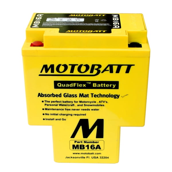 MotoBatt Battery For Honda Shadow VT700C 19841985, Shadow VT750C 1983