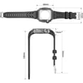thumbnail image 6 of VeveXiao Transparent Rugged Case with Band For Apple Watch Ultra 2 49mm 45mm 44mm Band,Luxury Crystal Clear Military Protective Cover Bumper Tactical for iWatch Ultra Series 9 8 7 6 5 4 SE Men Women, 6 of 6