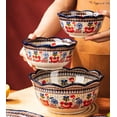 thumbnail image 2 of Large Cereal Bowls Set, Soup Bowls Microwave Safe, Rice Bowls, Breakfast Bowls, Ceramic Cereal Bowls-bee,Set of 4, 2 of 6