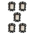 thumbnail image 2 of Maytalsory Decorative Flower Photo Frame Wedding Home Decor Desktop Picture Frame good quality Black 5Set, 2 of 6