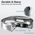 thumbnail image 4 of Cuenco para perros Slow Feeder Feedoo de acero inoxidable con capacidad de 500 ml, 4 of 8