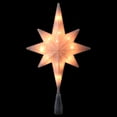 thumbnail image 2 of Northlight 11" Lighted Frosted Clear and Rose Gold Bethlehem Star Christmas Tree Topper - Clear, 2 of 3