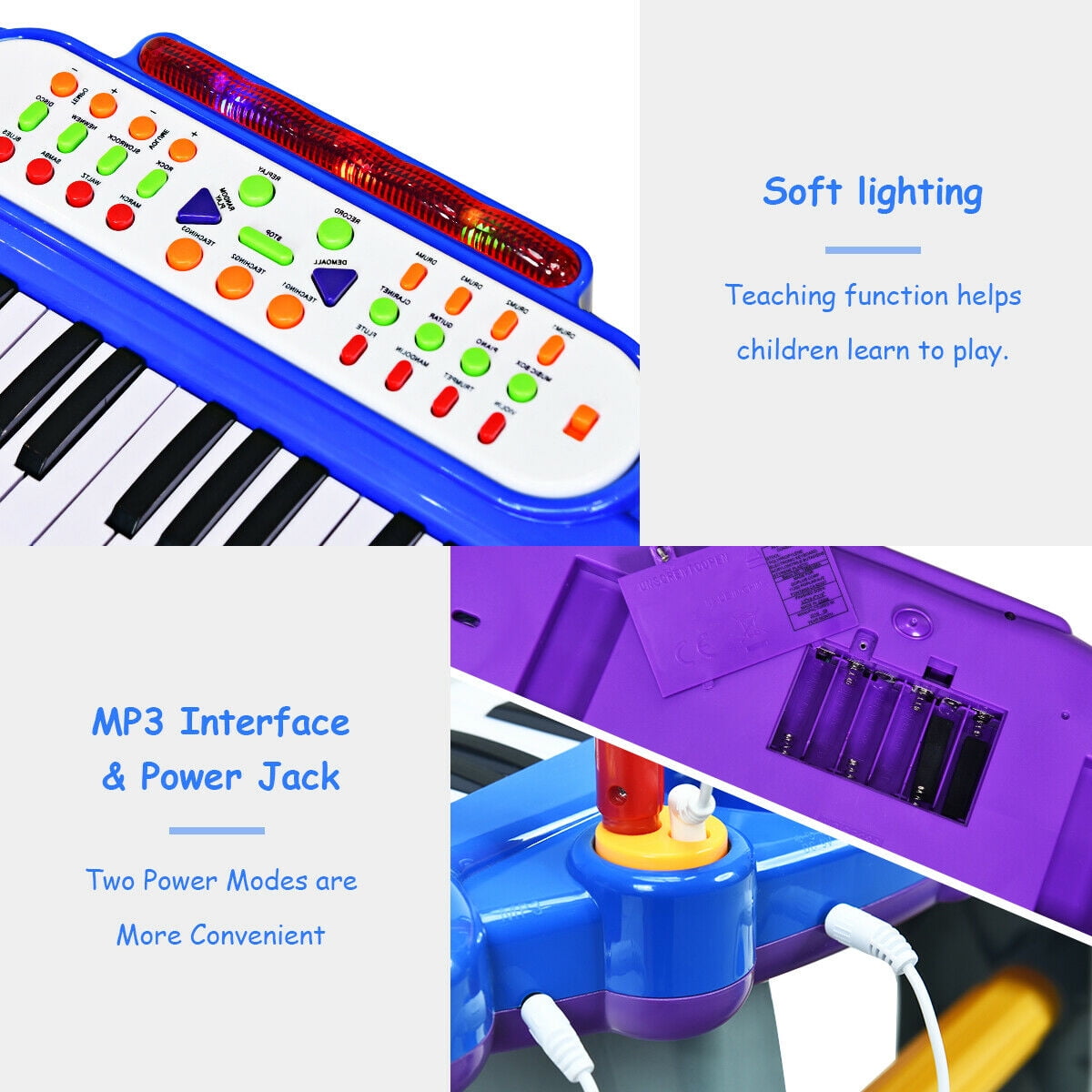 Free Shipping! Gymax 37 Key Electronic Keyboard Kids Toy Free Shipping! Gymax 37 Key Electronic Keyboard Kids Toy