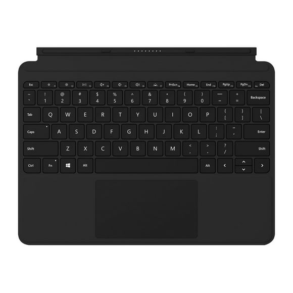 Microsoft Surface Go Type Cover - Keyboard - with trackpad, accelerometer - backlit - Canadian French - black - commercial - for Surface Go