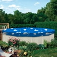 thumbnail image 5 of Sunshades Depot 19 Ft Blue Sky White Cloud Waterproof Round Pool Cover Above Ground Pool Winter Covers Wire Rope Hemmed All Edges for Above Ground Swimming Pools, Trampoline Cover, 5 of 5