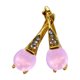 thumbnail image 1 of WILLBEST Aretes Pequeños Para Mujer Pendientes Oro Rosa Pendientes Ovalados Mujer, 1 of 2